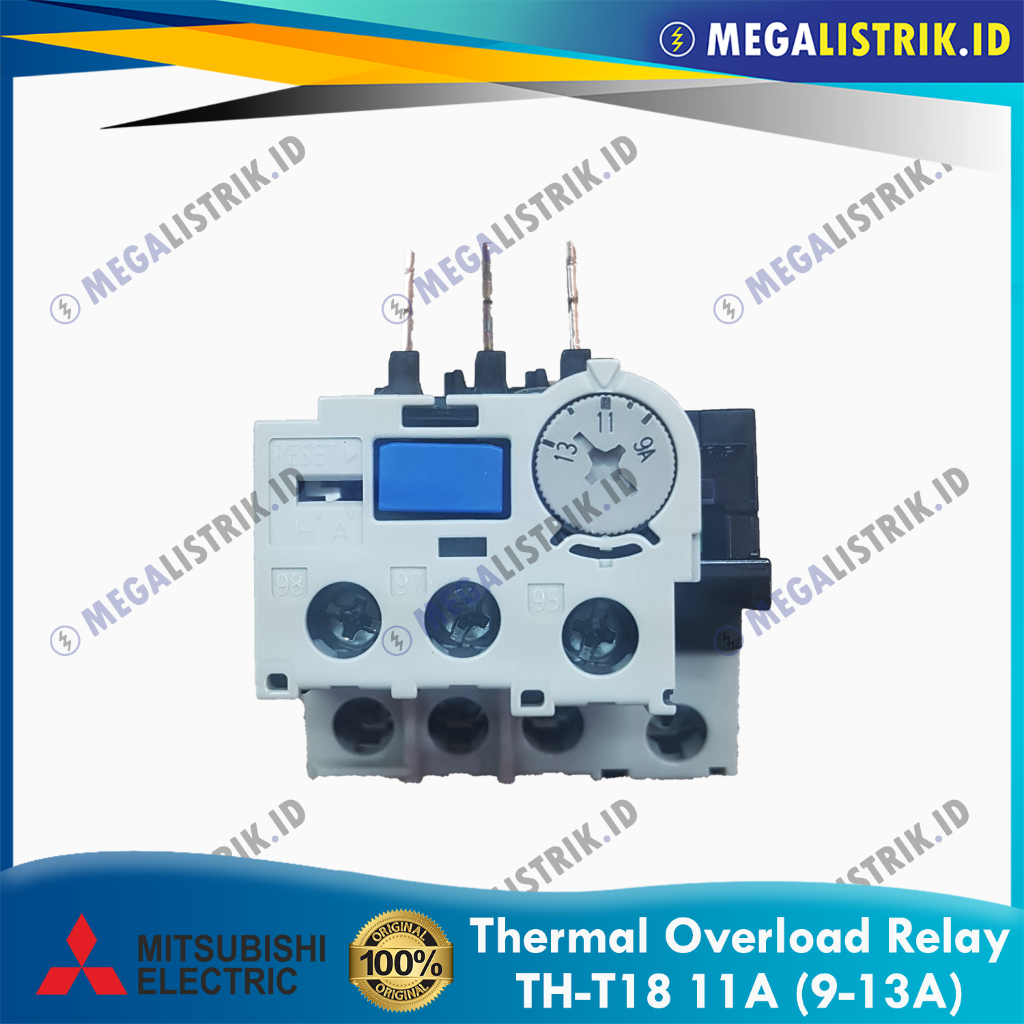 Jual MITSUBISHI THT18 11A (913A) / THERMAL OVERLOAD RELAY THT18 11 A