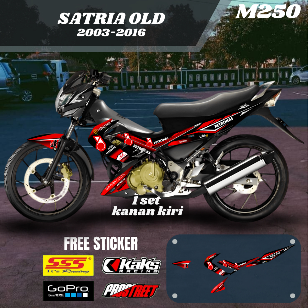 Jual Lis Striping Sticker Variasi Aksesoris List Stiker Pelindung Body ...