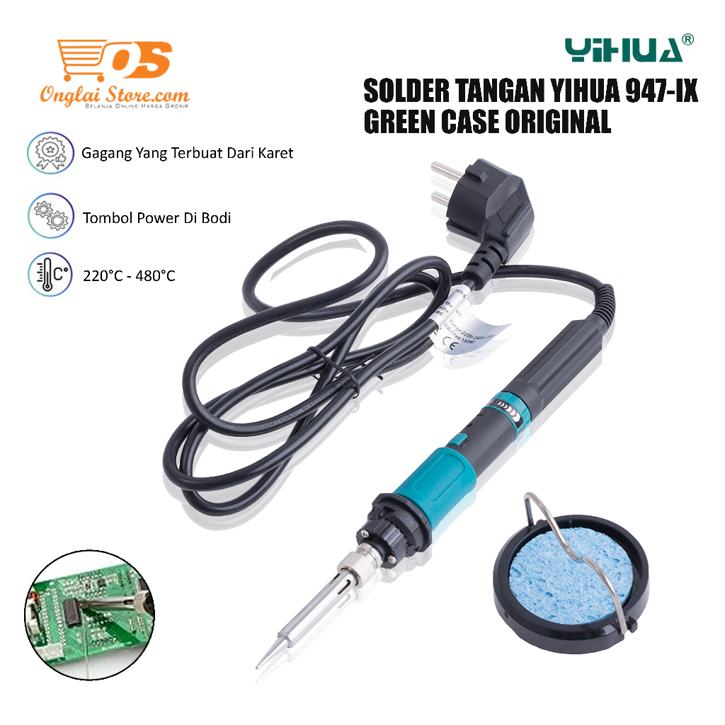 Jual Yihua 947IX Solder Tangan 135Watt Soldering Iron Tip Listrik