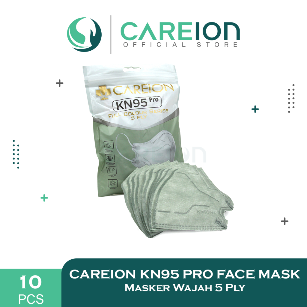 Jual Careion Masker Wajah Kn Pro Ply Full Colour Series Isi