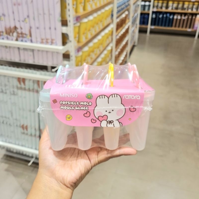Jual MINISO RATORA POPSICLE MOLD / CETAKAN ES KRIM ISI 8 PCS | Shopee ...