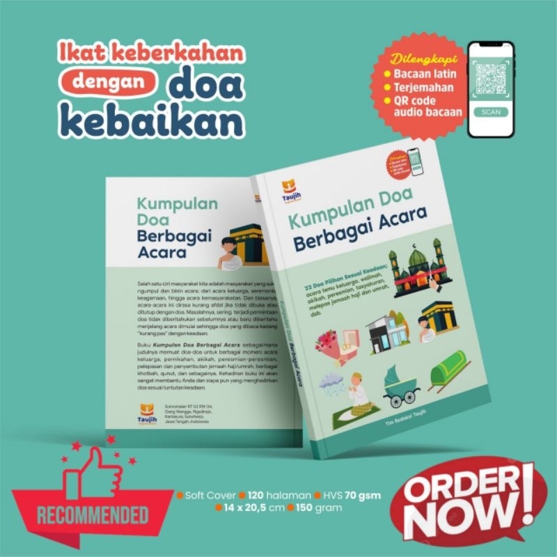 Jual BUKU Kumpulan Doa Berbagai Acara - kado hadiah buku islam tuntunan ...