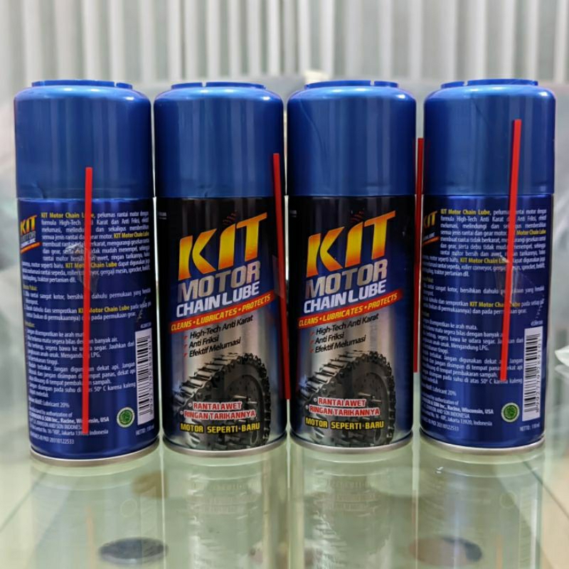 Jual KIT Chain Lube Chainlube Oli Pelumas Rantai Sepeda Motor 110ml
