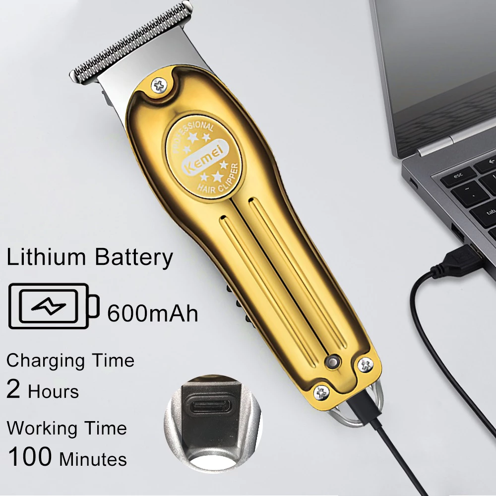 Mesin Cukur Rambut Cas Kemei KM 679 Elektrik Hair Trimmer | AutoStock