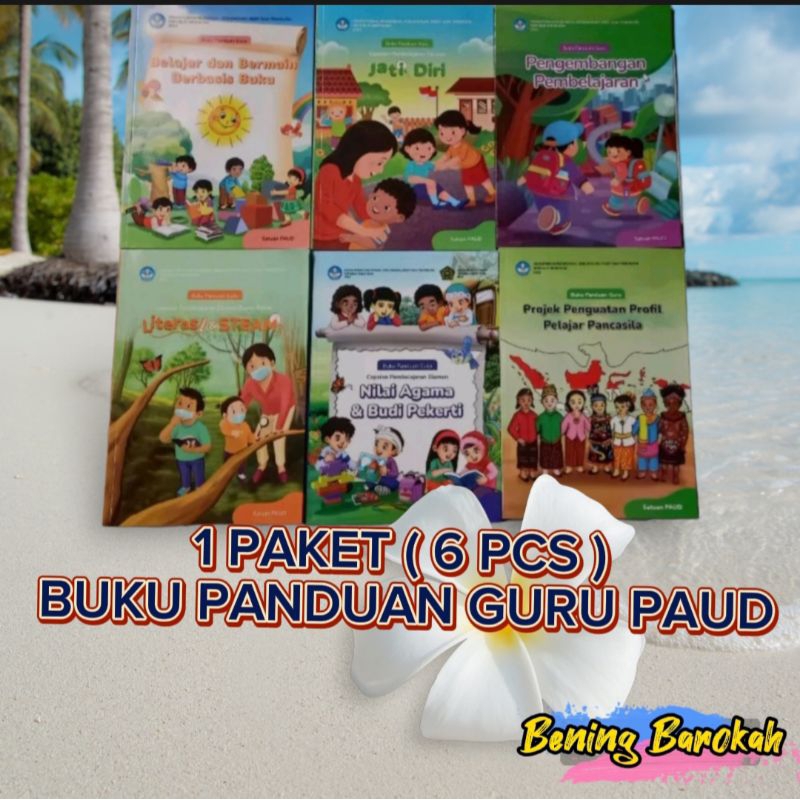 Jual Buku Panduan Guru PAUD Kurikulum Merdeka / 1paket Isi 6pcs Buku # ...