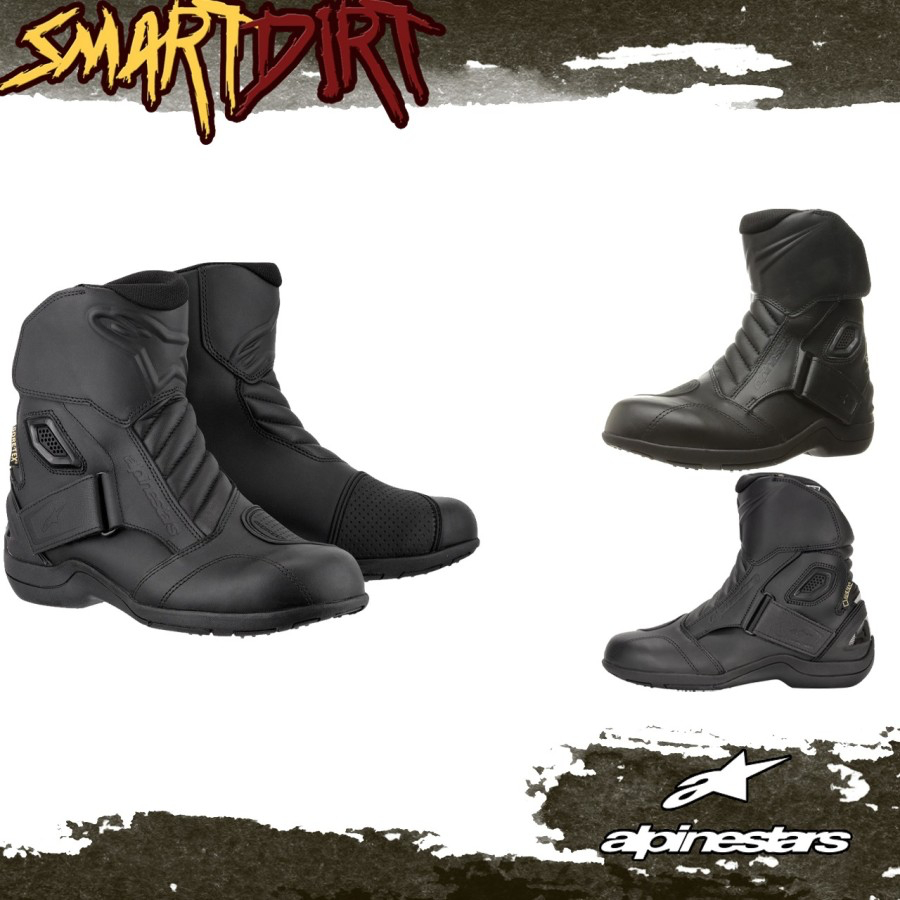 Jual SEPATU ALPINESTARS NEW LAND GORETEX RIDING BOOTS BLACK ALPINESTARS ...