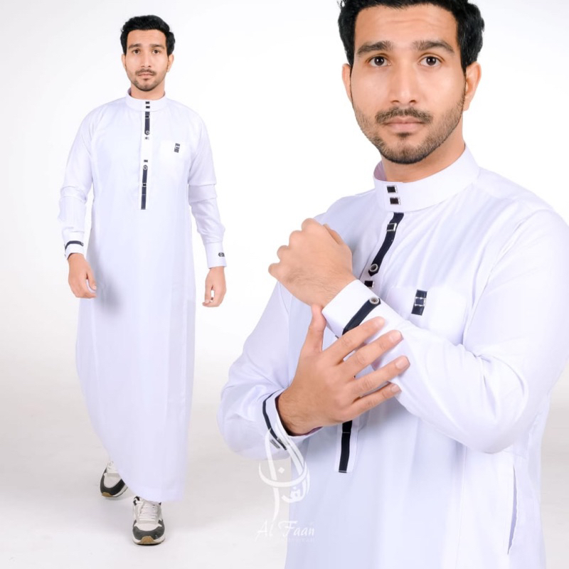 Jual Jubah slimfit pria Gamis pria alfaan jubah gamis muslim pria jubah
