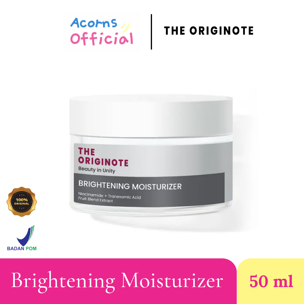 Jual THE ORIGINOTE BRIGHTENING MOISTURIZER WITH NIACINAMIDE TRANEXAMID ACID MENCERAHKAN DAN