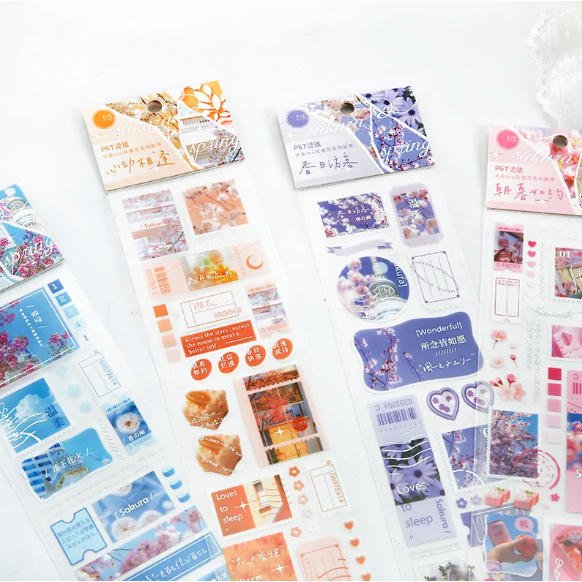 Jual Stiker Bening Scenery Series Journal/Bujo/Planner/Scrapbook ...