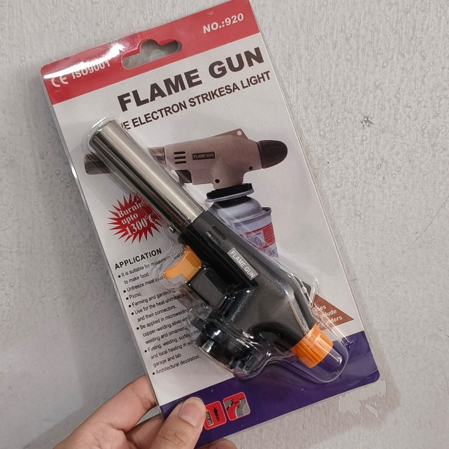 Jual Kepala Gas TorcFlame Gun Portable Gas Blow Flame Torch Butane ...