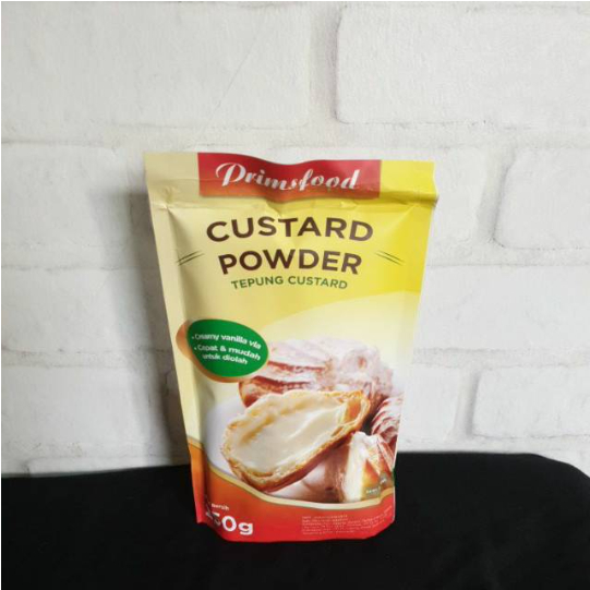 Jual PRIMS FOOD Tepung Custard Powder Pouch 250 GR - Vla Premix Instant ...