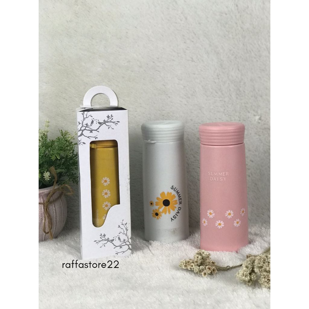 Jual Promo Botol/ Tumblr Summer Daisy Kemasan Box Tenteng | Souvenir ...