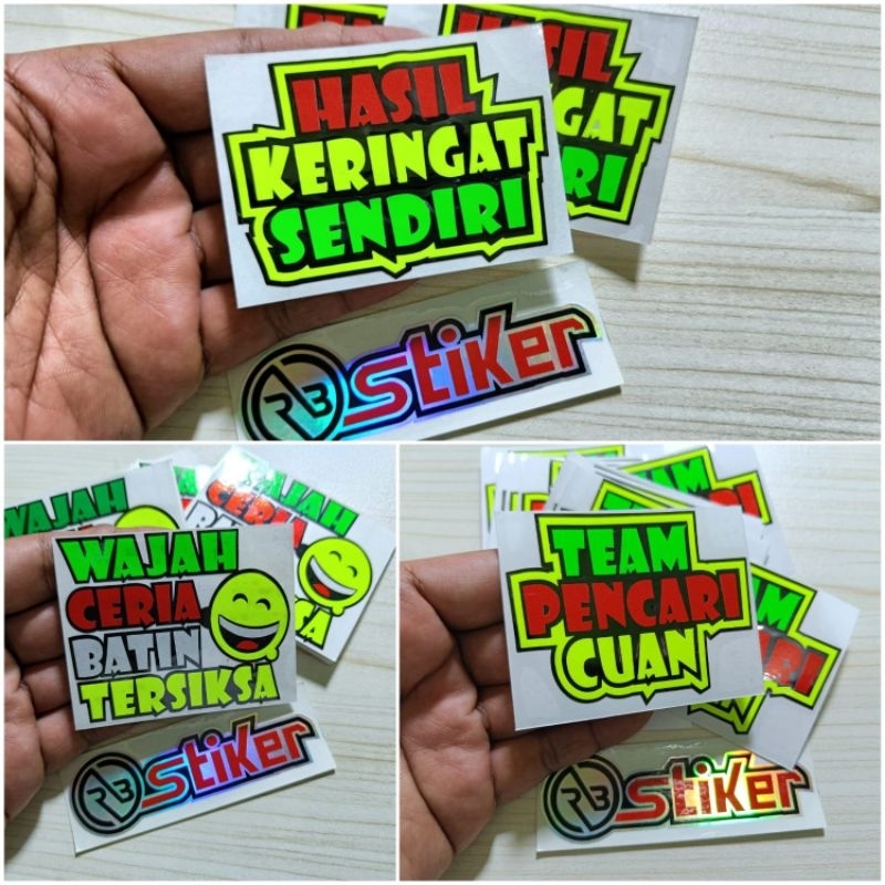 Jual Stiker Sticker Kata Kata Lucu Sticker Cutting Unik Shopee Indonesia 5828