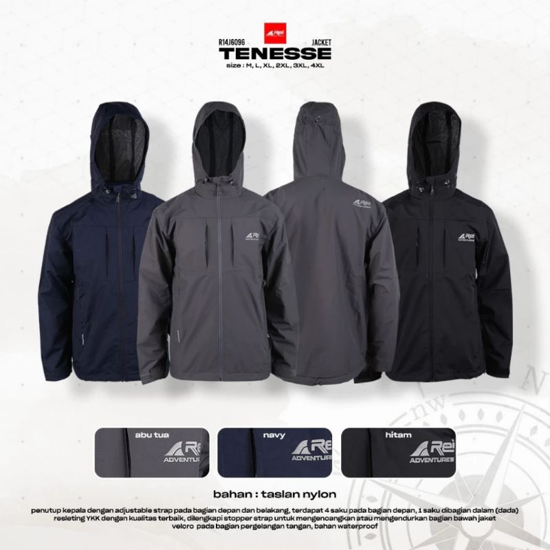 Jual Jaket Gunung Pria Tenesse Arei Outdoorgear Jaket Parasut Gunung Rei Tenesse Jaket