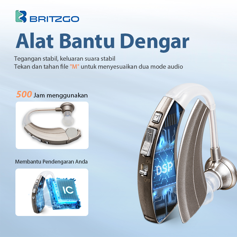 Jual Britzgo Alat Bantu Dengar Digital Pendengaran Telinga Orang Tua ...