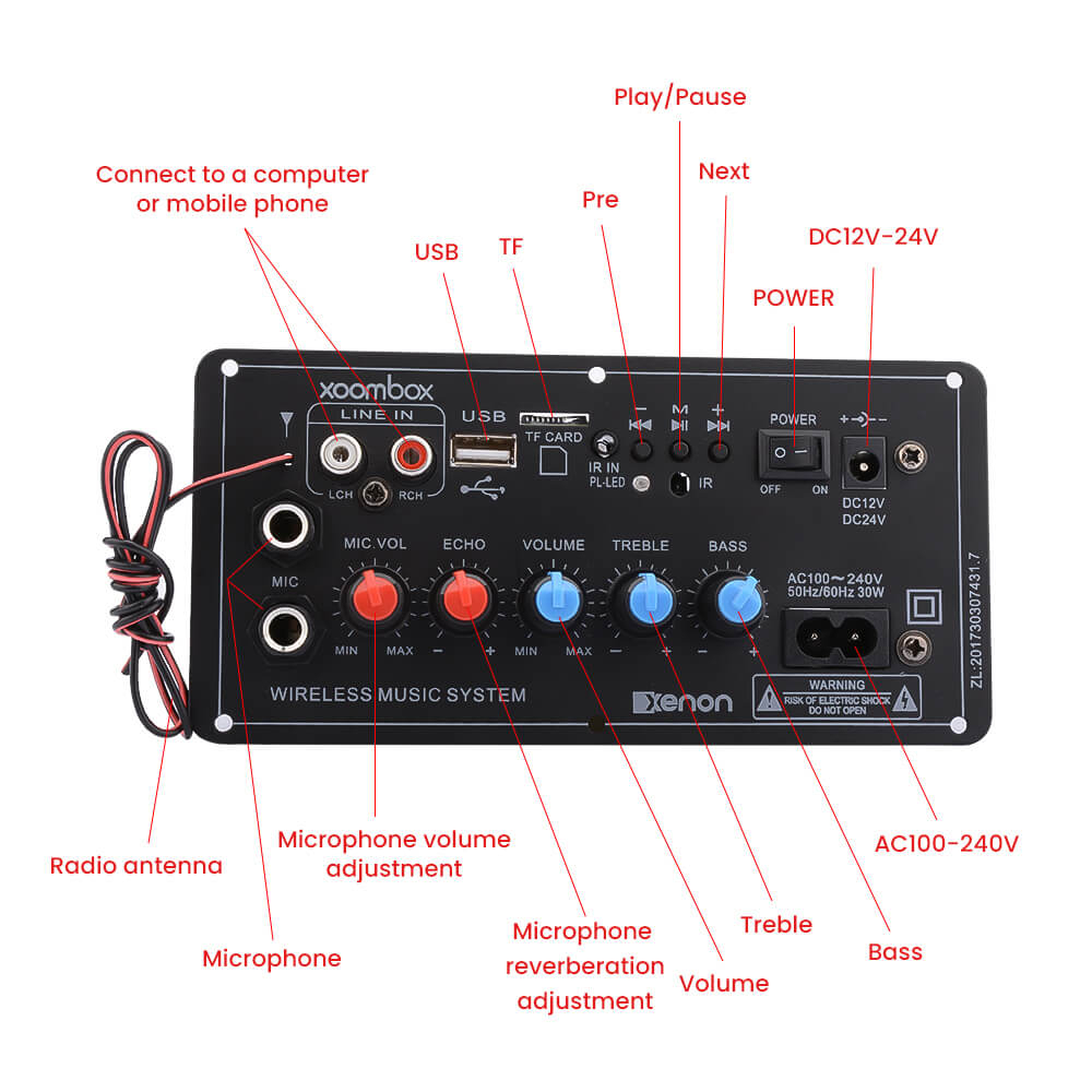 Jual TaffSTUDIO Amplifier Rakitan 800 W Amplifier Board Power Audio ...