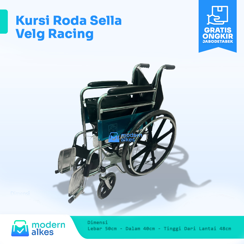 Jual Kursi Roda Sella Velg racing - Kursi Roda Lipat travelling Sella ...