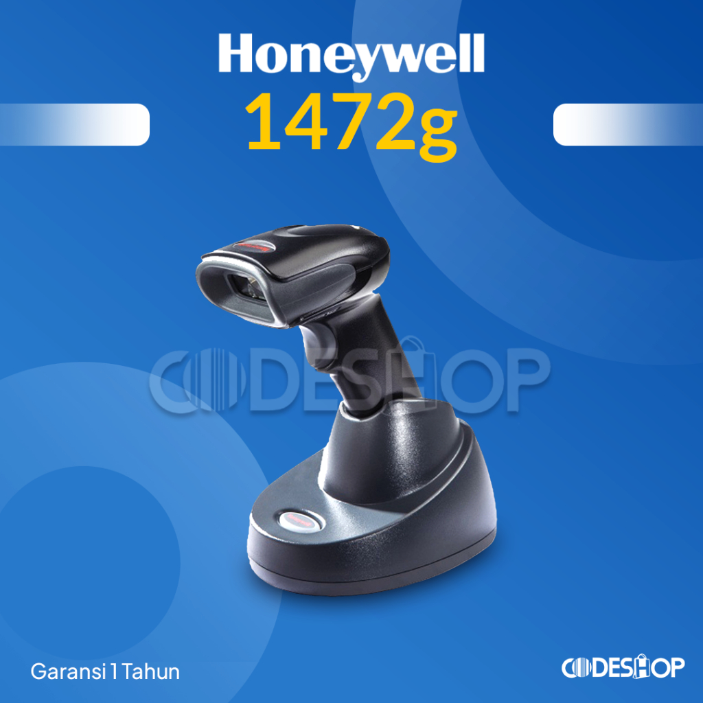 Honeywell Voyager 1452g Barcode Scanner, Cordless, 1D, Bluetooth, Includes Cradle and Cable Color Black (157677) - 2