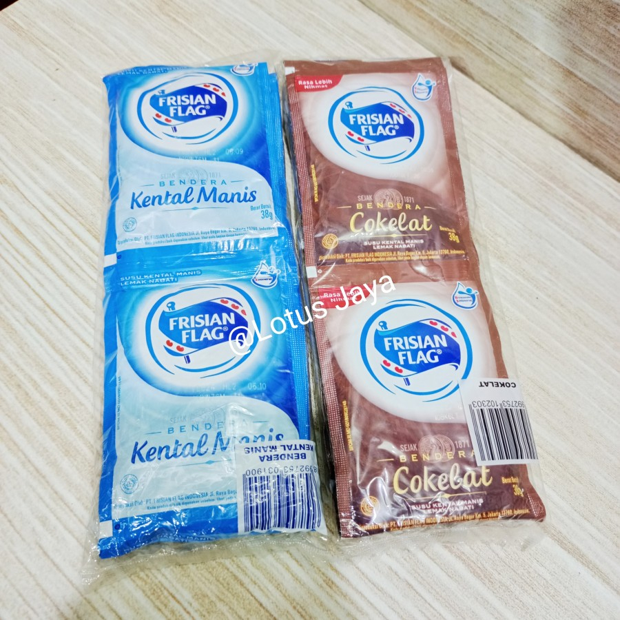 Jual Frisian Flag Susu Kental Manis Sachet 40gr Shopee Indonesia