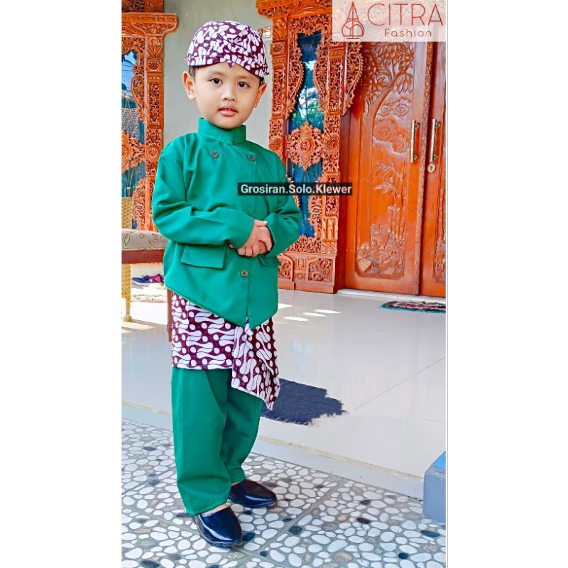 Jual DI JAMIN REALPICT BESKAP BASOFI BATIK PUTIH PARANG / SETELAN ...