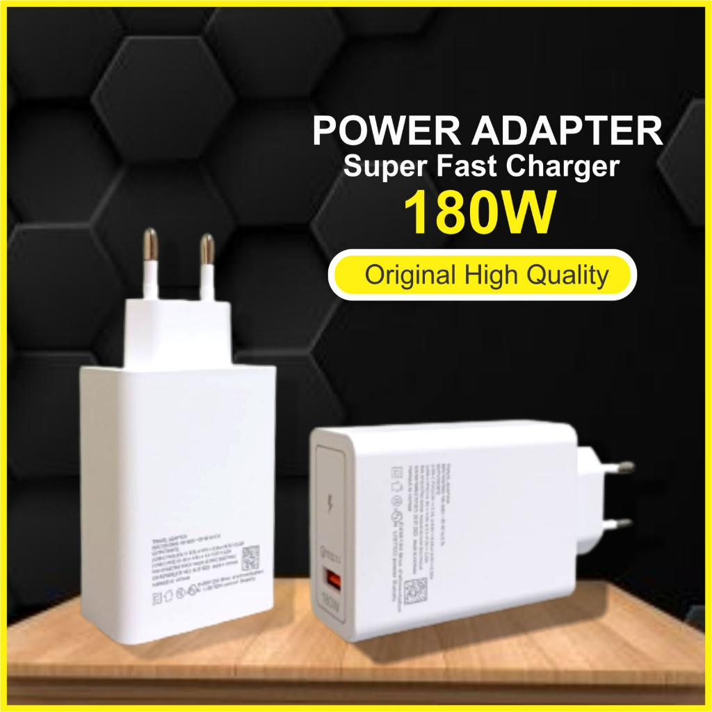 Jual Kepala Charger 180W / Adaptor Batok Fast Charging Pengisian Daya