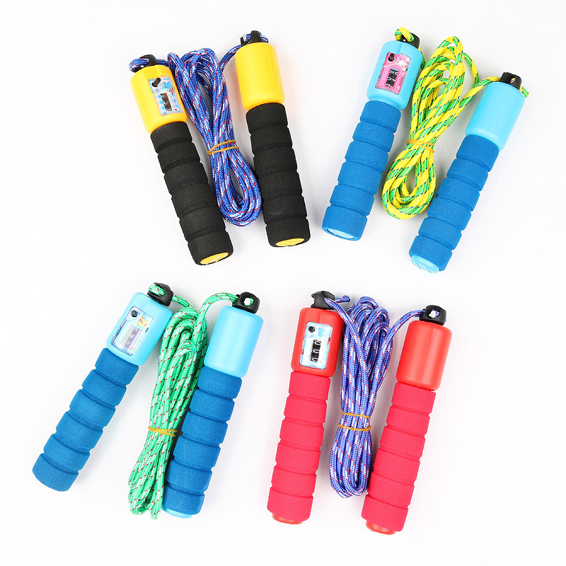 Jual Skipping Jump Rope Soft Handle + Counter / Skipping Rope Exercise ...