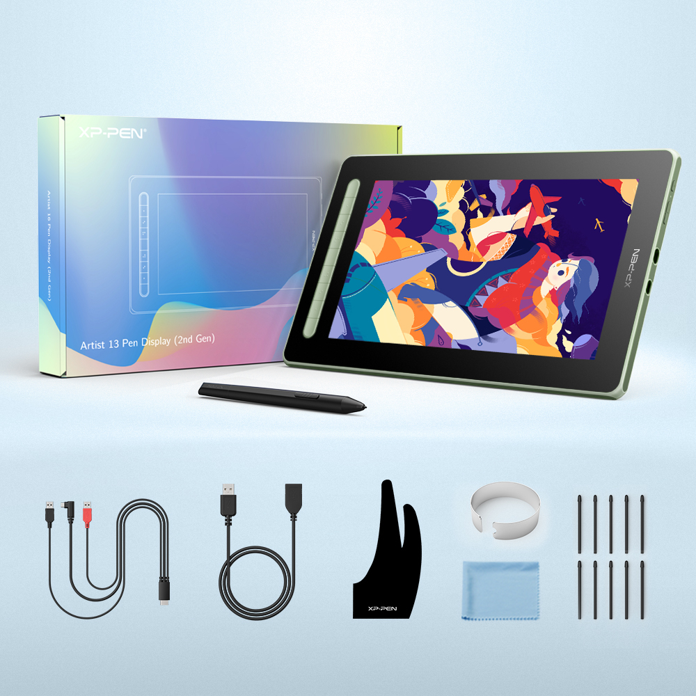 Jual XPPen Artist 13 2nd Pen Display Drawing Monitor Graphic Display ...