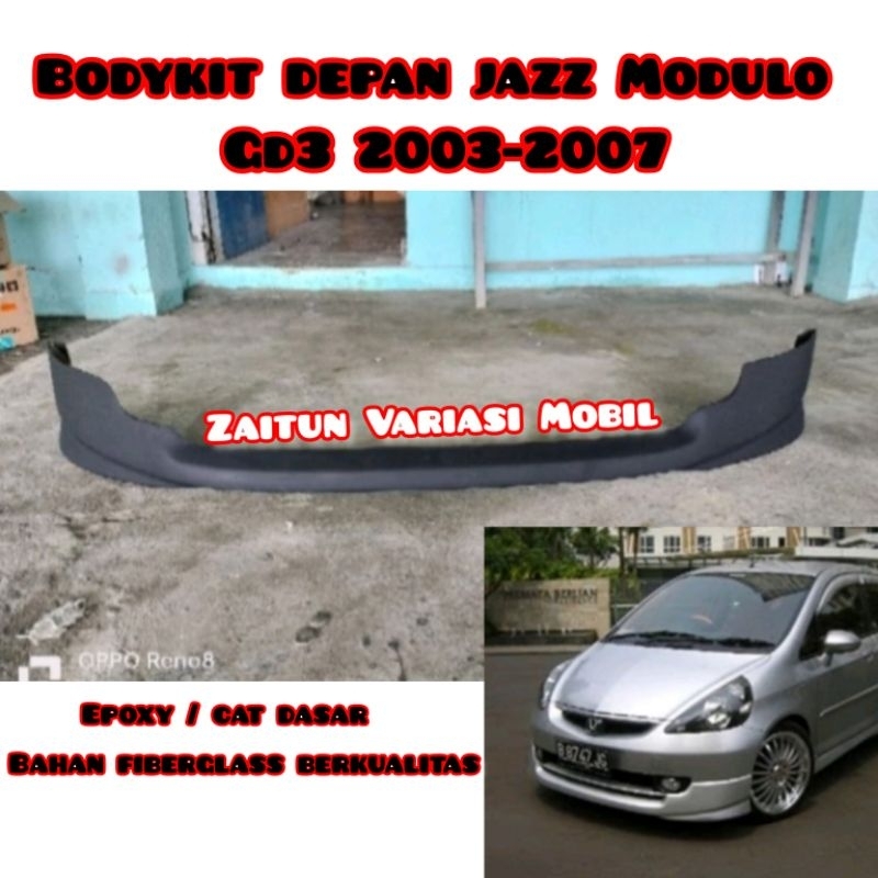 Jual Bodykit depan Honda Jazz Gd3 Modullo Tahun 2003 2004 2005 2006 ...