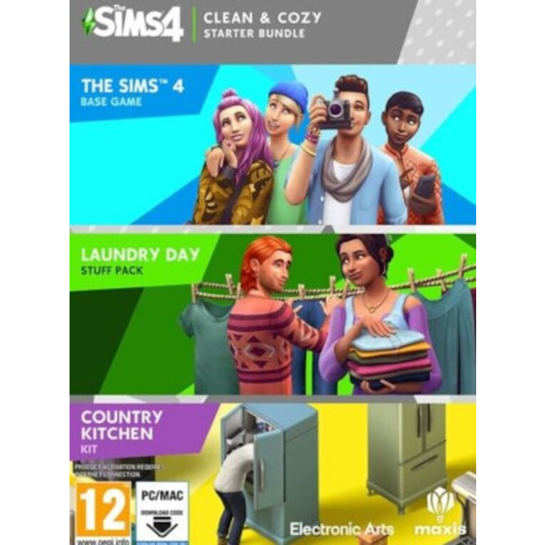 Jual The Sims 4: Clean & Cozy Starter Bundle - EA APP CD KEY | Shopee ...