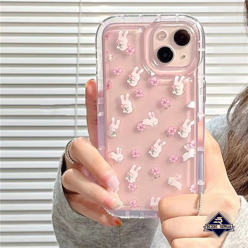 Jual SOFTCASE SILIKON AIR BAG CLEAR CUSTOM CAT FOR RUN RABBIT OPPO VIVO