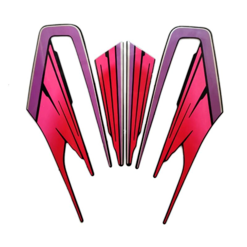 Jual stiker striping standar Yamaha RX King 1995 Merah Full Body ...