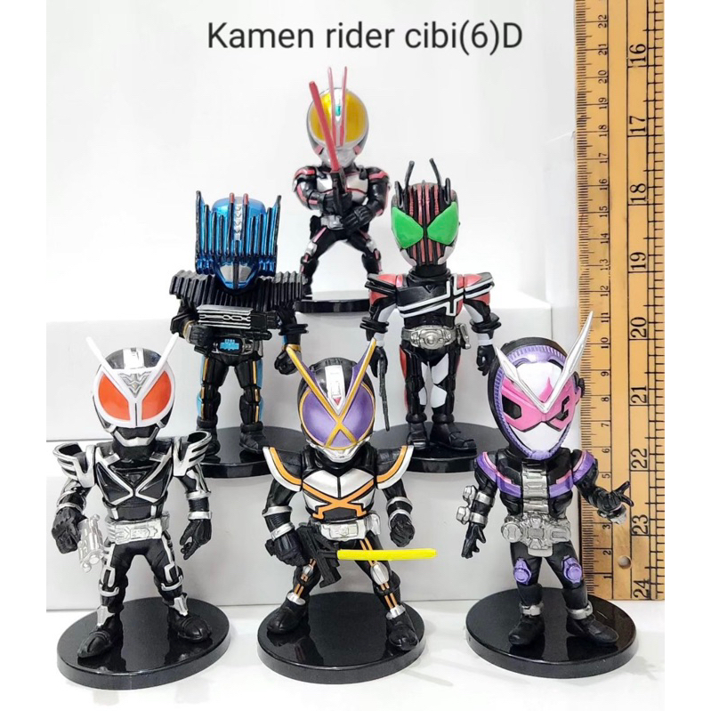 Jual action figure kamen rider chibi set kode d isi 6 | Shopee Indonesia