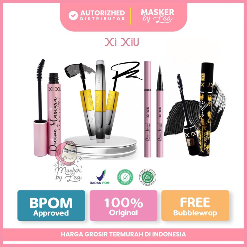 Jual Xi XiU Lovely Mascara Waterproof Divine 2in1 Maskara / Eyeliner