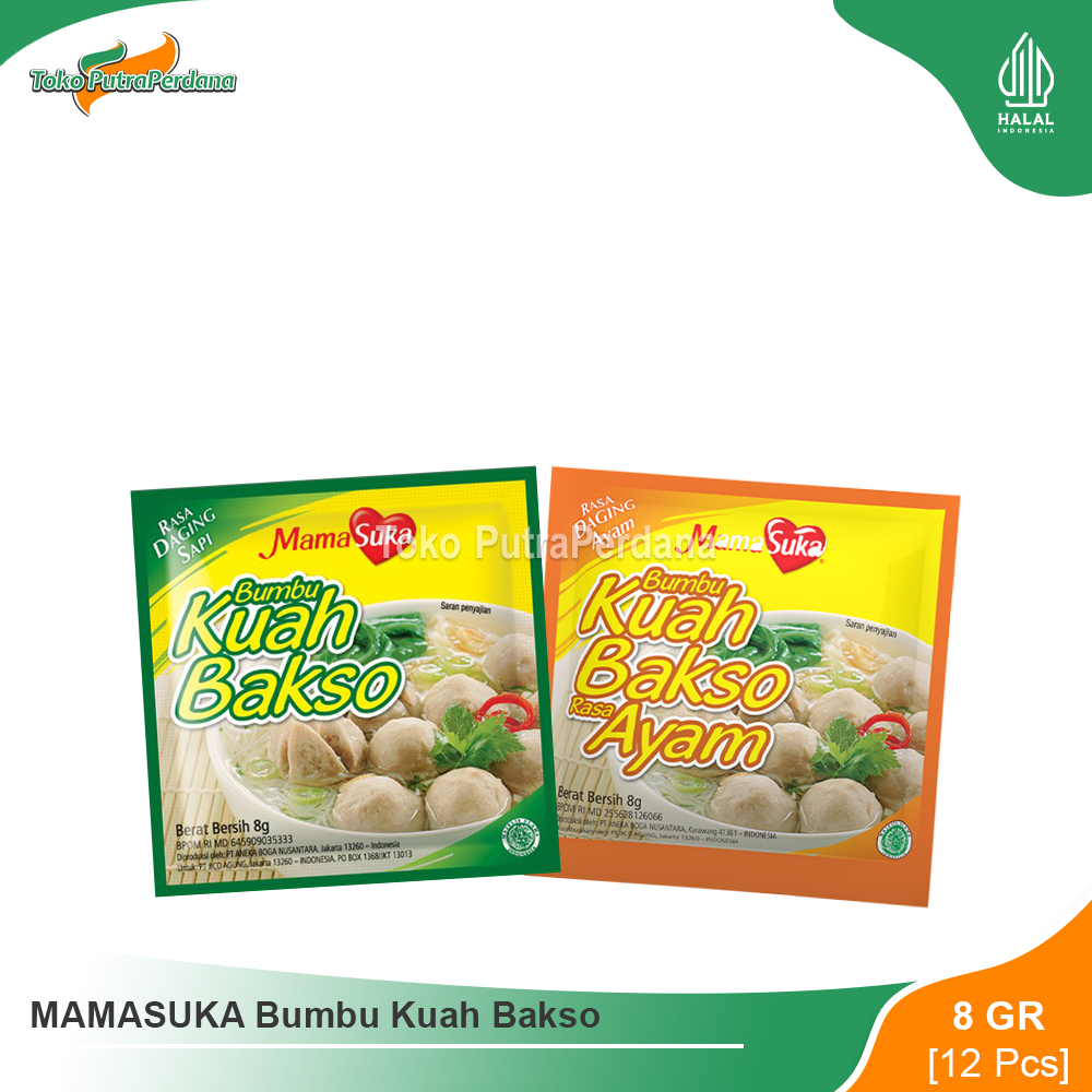 Jual Mamasuka Bumbu Kuah Bakso 8gr 12 Pcs Shopee Indonesia