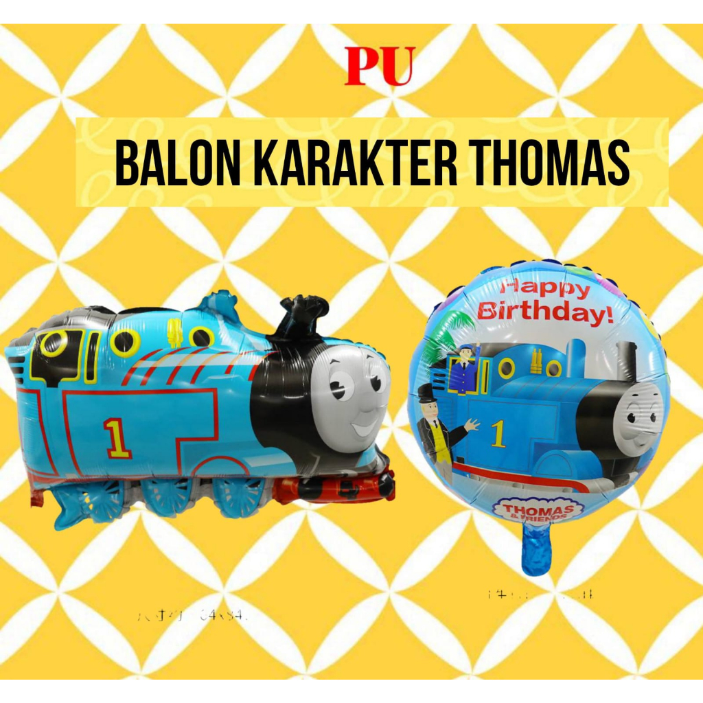 Jual Balon THOMAS / Balon Foil Thomas Train Kereta Api | Shopee Indonesia