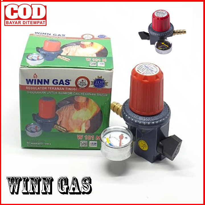 Jual Regulator Kepala Gas Tekanan Tinggi High Pressure LPG WINN GAS W