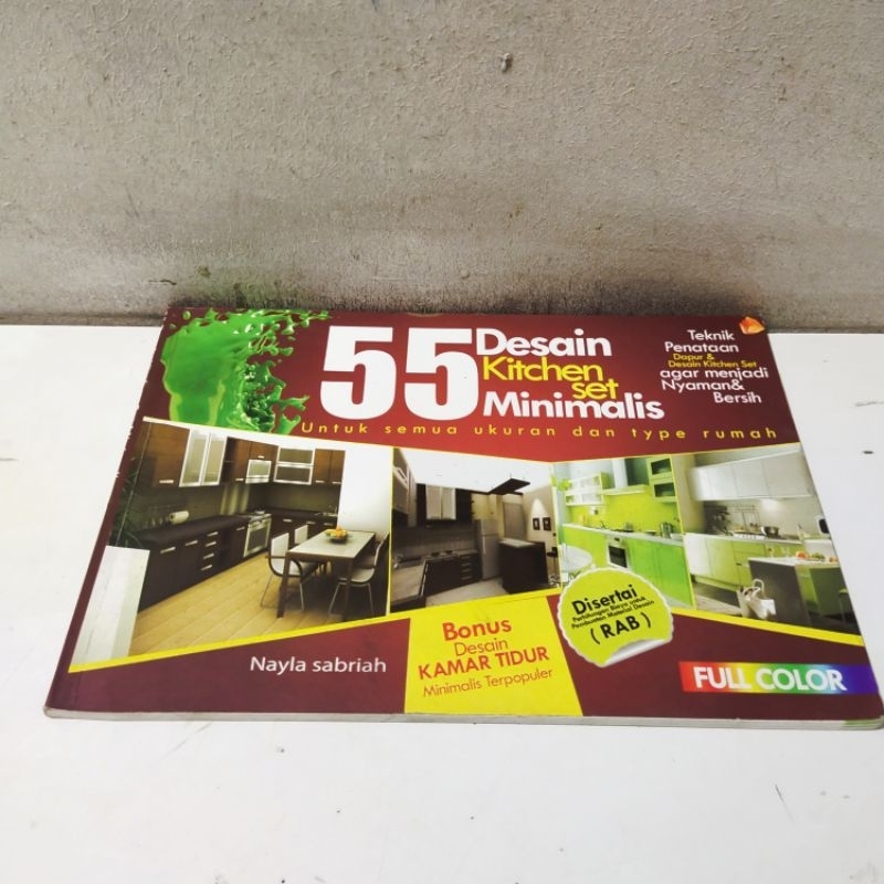 Jual Buku Obral Super Murah Buku 55 Desain Kitchen Set Minimalis