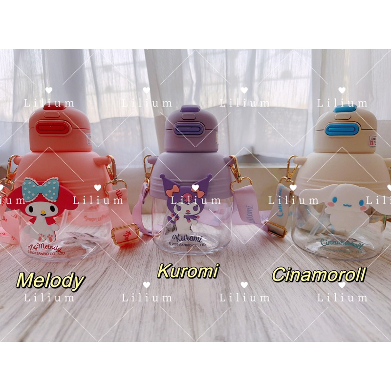 Jual Botol Minum Sanrio 2in 1 Tritan 850ml BT023 Cinnamoroll Kuromi ...