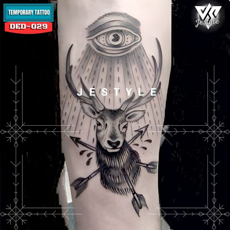 Jual [DED-029] Tato Temporer Temporary Tattoo Rusa | Shopee Indonesia