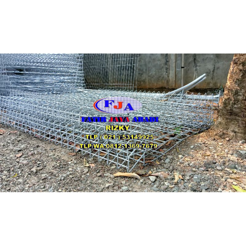 Jual Pagar BRC T 175cm X L 240Cm X DIA 6MM Hot Dip Galvanis | Shopee ...