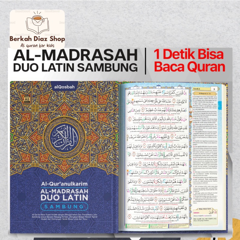 Jual Al Quran Al-Madrasah Duo Latin Sambung | Shopee Indonesia