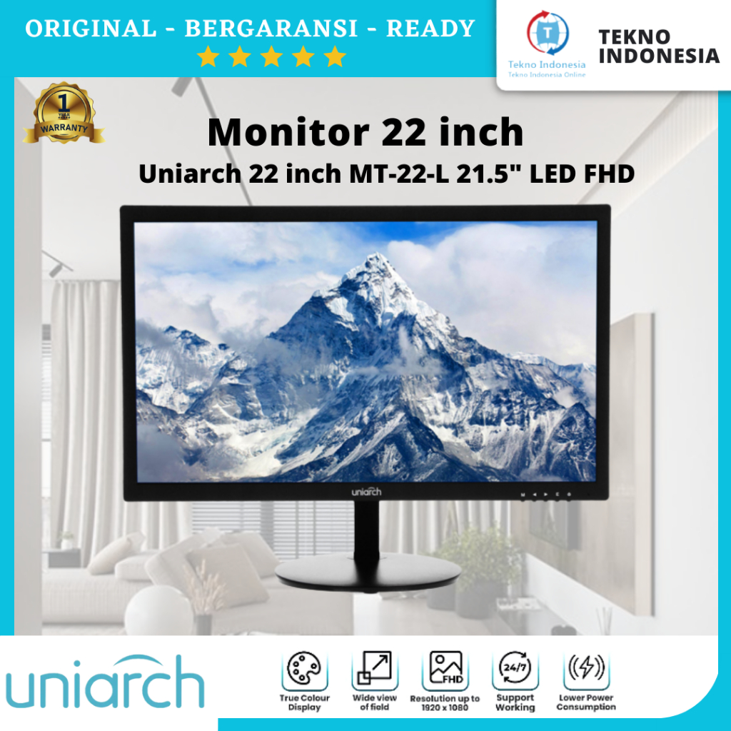 Jual Monitor Uniarch 22 inch MT-22-L 21.5