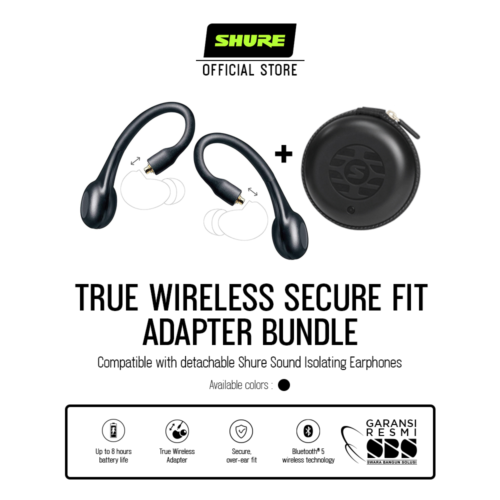 画像確認用 SHURE RMCE-TW2 Secure Fit Adapter Gen 2 Shure True Wireless