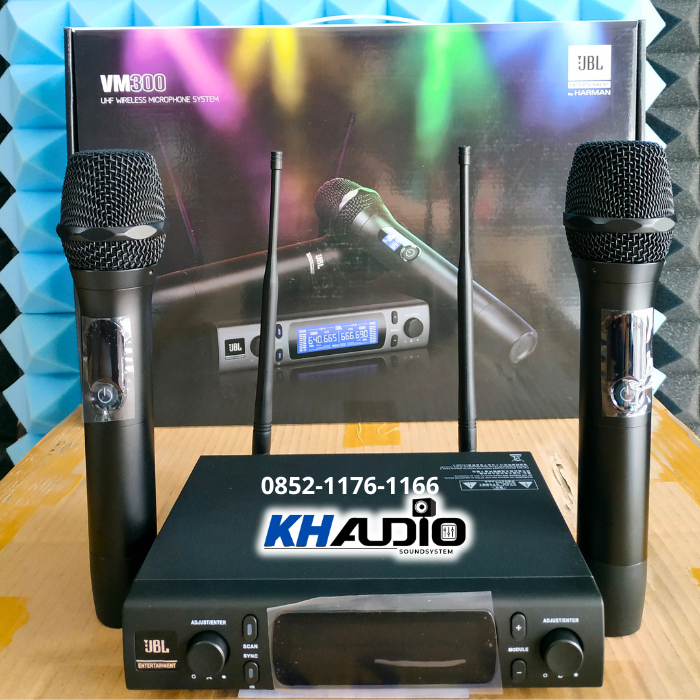 Jual JBL VM300 Harga Murah VM300 Mic wireless GARANSI RESMI Hitam