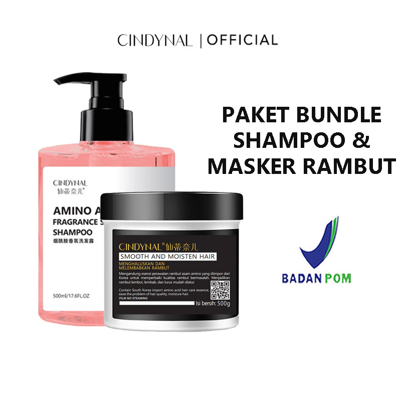 Jual BPOM CINDYNAL SMOOTH AND MOISTEN HAIR Masker Rambut Keratin ...