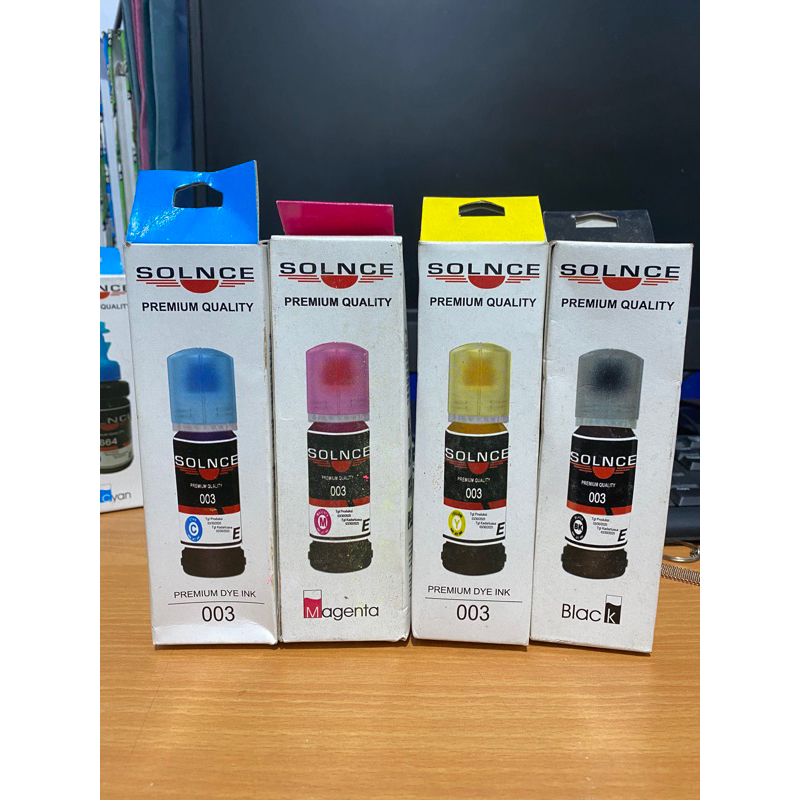 Jual (SALE) TINTA PRINTER EPSON/UNIVERSAL SOLNCE 003 ORIGINAL | Shopee ...