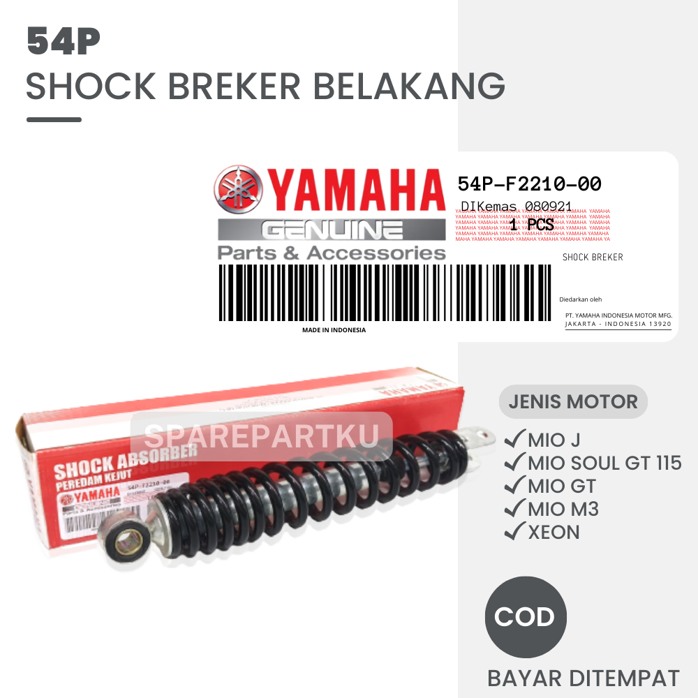 Jual 54P SOKBREKER BELAKANG YAMAHA MIO J M3 SOUL GT 115 125 XEON ...
