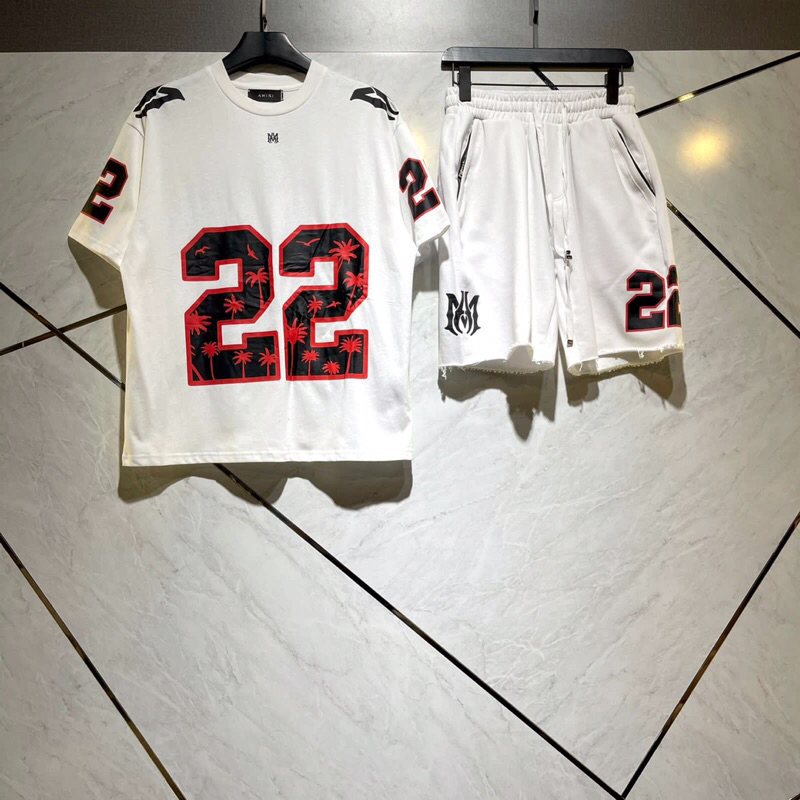 Jual Oneset Amiri Motif Back Black White | Shopee Indonesia