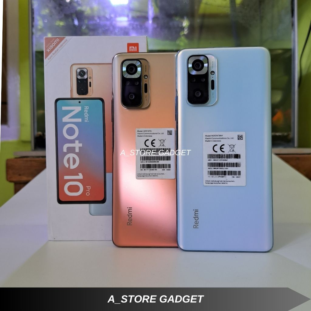 Jual REDMI NOTE 10 PRO 8/128 SECOND FULL ORI | Shopee Indonesia