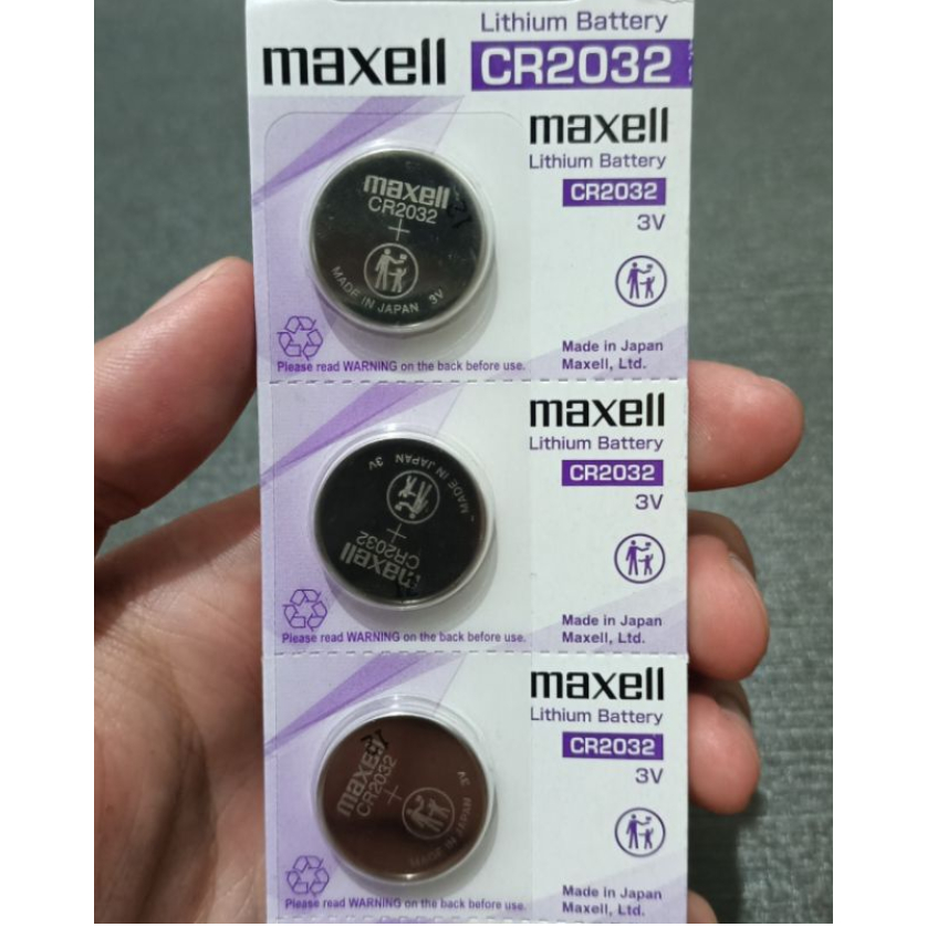 Jual Baterai Maxell CR2032_3 Volt Original / Battery CMOS Lithium 3V